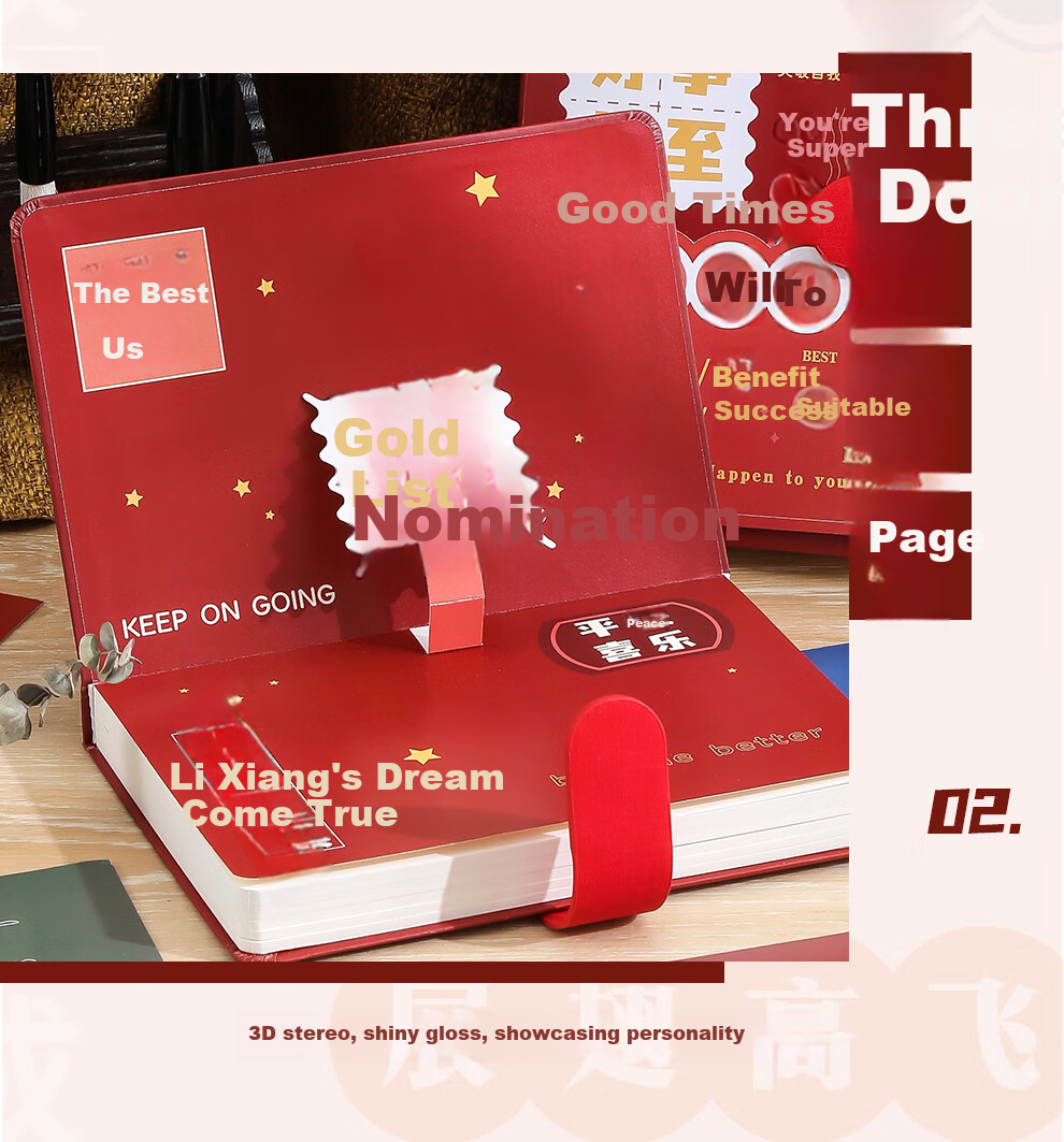 Zuolanzhe Wind-Blowing And Wave-Breaking Notebook Stationery Gift Box, High School Entrance Exam Encouragement, Inspirational Eighteen-Year Adult Ceremony Birthday Gift, Companion Gift, Graduation Gift for Classmates, Go-Getters Blessing Gift 7