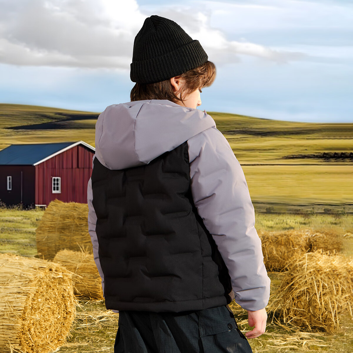 ASK JUNIOR 【Canada Duck Down】Waterproof Lightweight Youth Down Jacket for Kids 7A Antibacterial Warmth Unisex