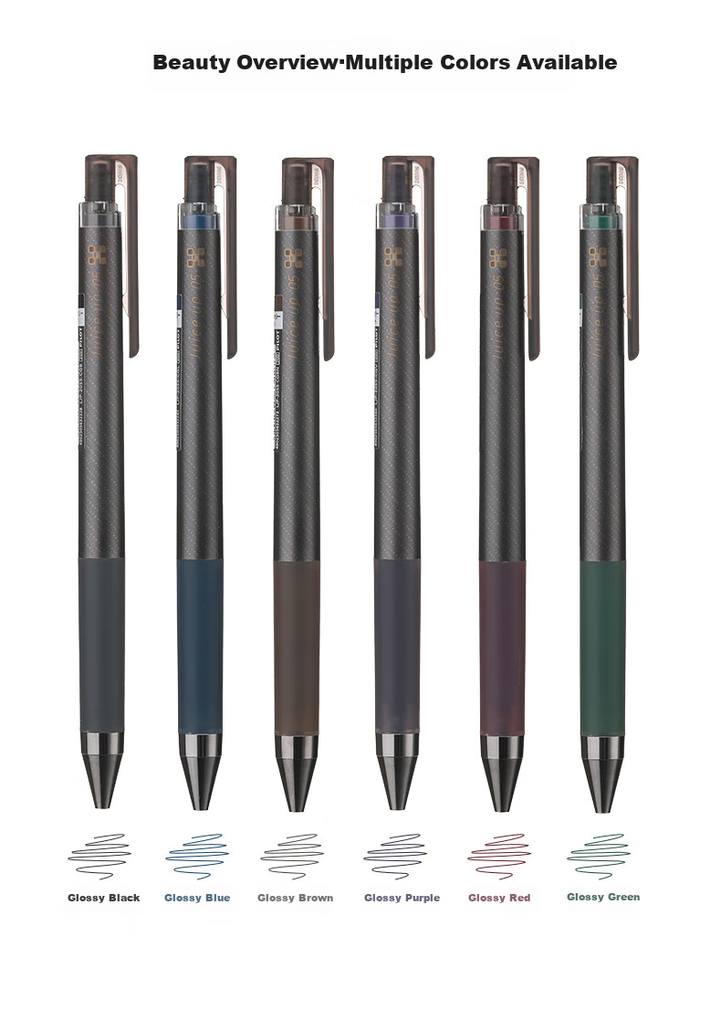 PILOT Juice Up Gel Pen Limited Edition Retro Color Shiny Metal Juice Pen for Journaling, Retractable ST Tip, Office And Student Use LJP-20S4 Gross Black 14
