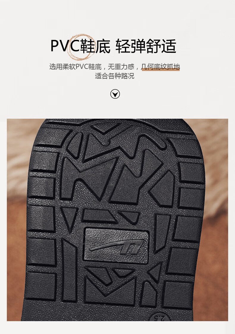 Warrior Men's Snow Boots 2025 Autumn Winter New Fleece-Lined Northeast Cold-Resistant Warm Outdoor Cotton Shoes Black 43 6