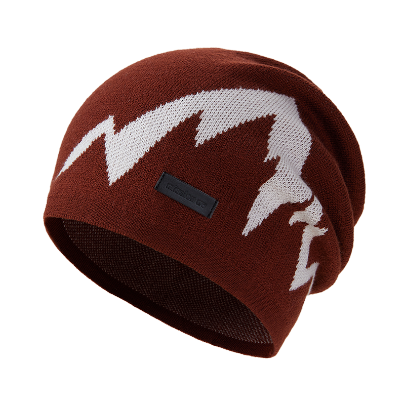 MISSION UV Wool Warm Headwrap Beanie Unisex Knitted Hat Autumn Winter Outdoor Hiking Running Cap