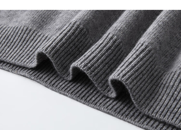 Demana Luxury 100% Merino Wool Autumn Elegant Crew Neck Textured Ribbed Knit Sweater Top 4
