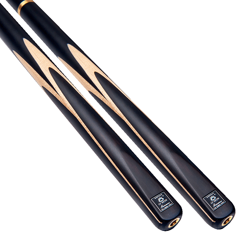 Aomi New Gun Hand Pool Cue, Black Eight Small Tip, Black 8 Chinese Eight-Ball Snooker Medium Tip Billiard Cue, 16 Color Eight-Ball Universal Cue
