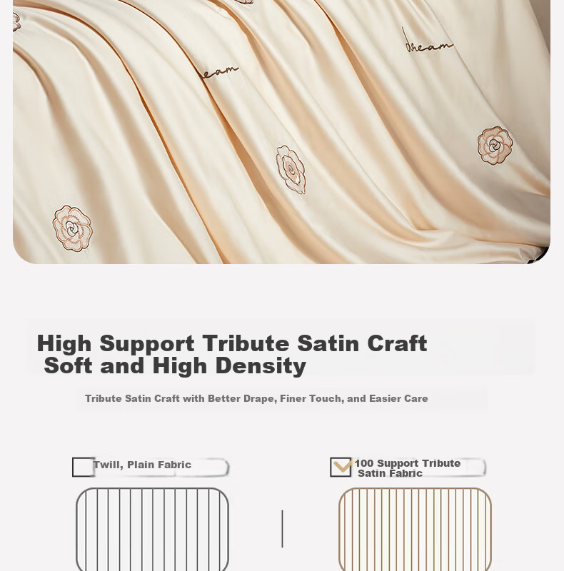 BEYOND Home Textiles 100-Piece Xinjiang Long-Staple Cotton Luxury Light Luxury Pure Cotton Bedding Set, Evening Breeze Style, 180cm Home Living Room 4