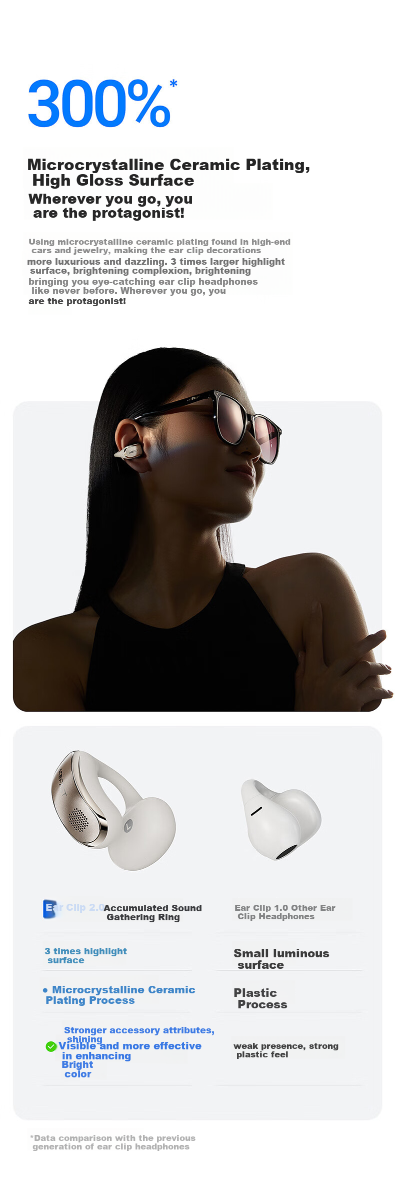 ACEFAST [Subsidies] Jisu Juoyin Open-Ear Clip-On Bluetooth Headphones, 2026 New Air-Bone Conduction Concept, Call Noise Reduction, Sports Running Earphones, Wireless Non-I 11