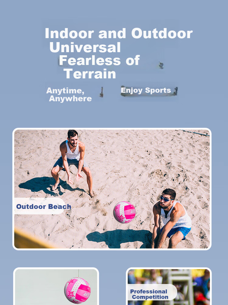 ANTA Volleyball [High School Entrance Exam Training] Competition-Specific Volleyball for Primary And Secondary School Physical Exams, Adults And Children, Men And Women, Size 5, Pink, 152-2 7
