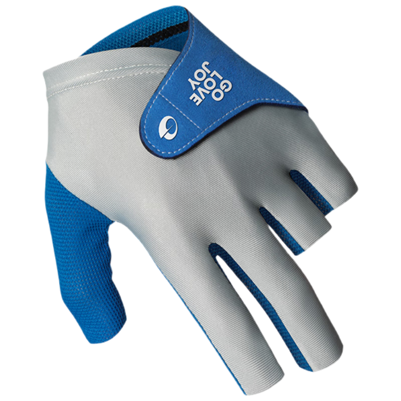 GOLOVEJOY High Joy Three-Finger Billiard Glove Left Hand Men Ice Silk Professional Pool Glove Women Half Finger Black M