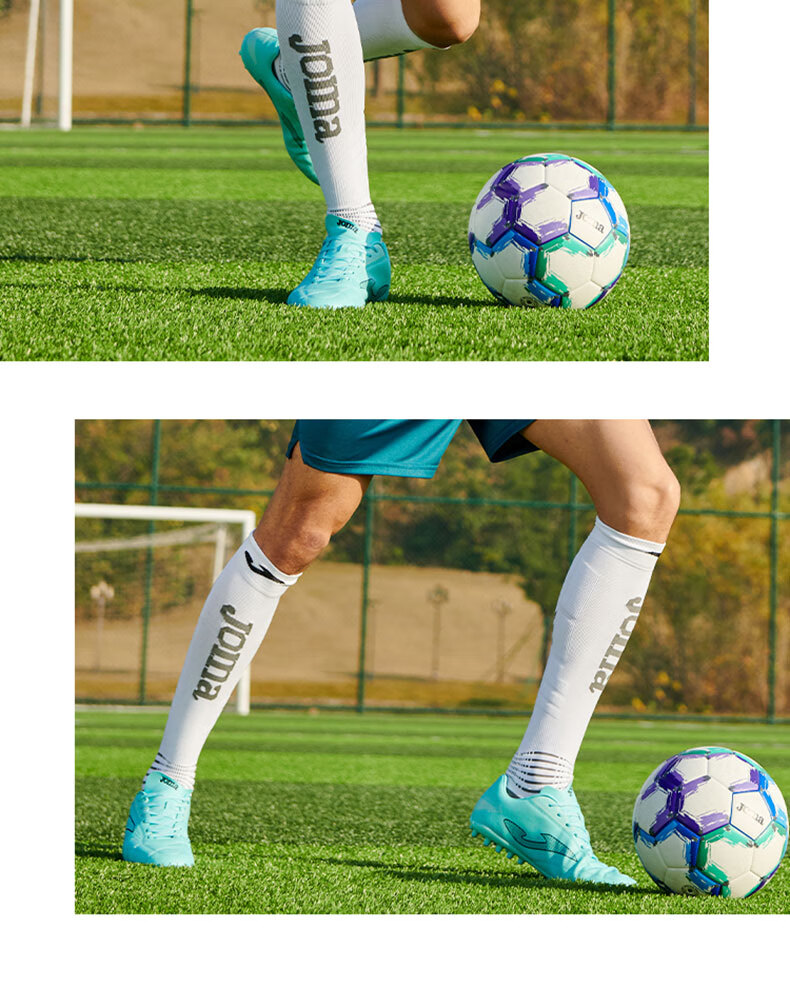 JOMA Men's Soccer Shoes MG Short Studs Non-Slip Wear-Resistant Breathable Professional Football Training Shoes Orange Size 44 3