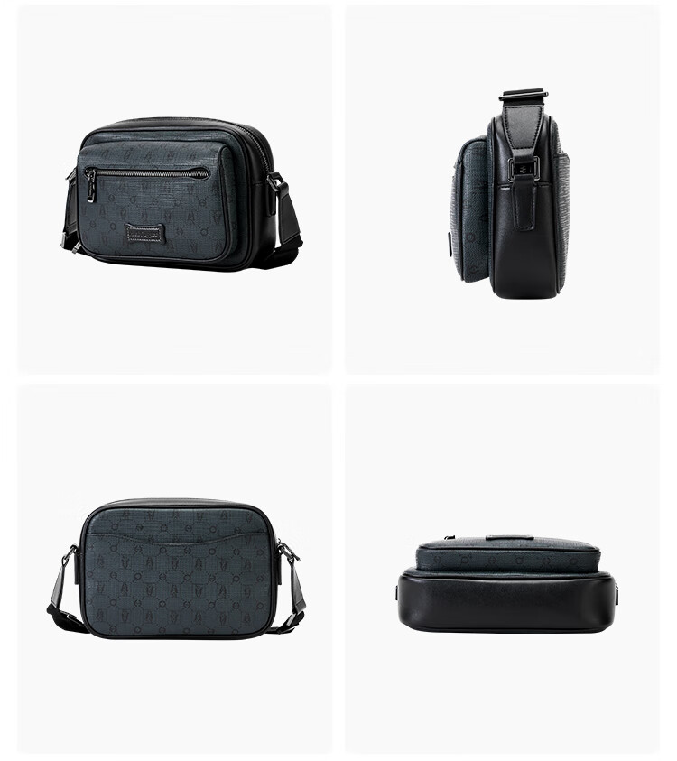Hush Puppies Men's 2025 New Large Capacity Casual Crossbody Shoulder Bag 5