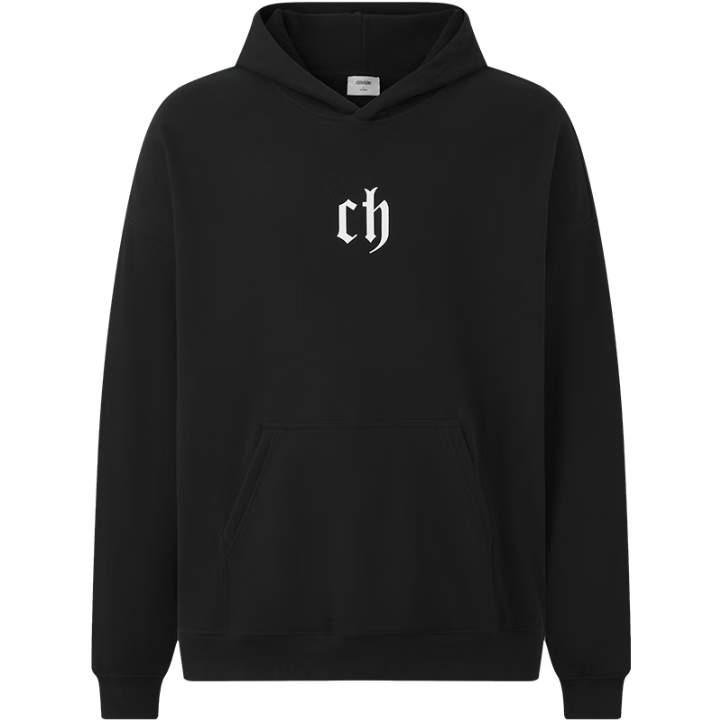 CHINISM CH Sweatshirt for Men, Spring And Autumn Classic Simple Couple's Top, Heavyweight American-Style Hoodie, Sports Casual Pullover Hooded Sweatshirt