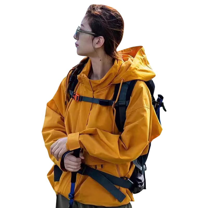 EASTERN CAMEL Rose Story, Huang Yimei's Same Style Couple's Three-In Jacket, Men And Women Spring And Autumn Windproof Coat for Me