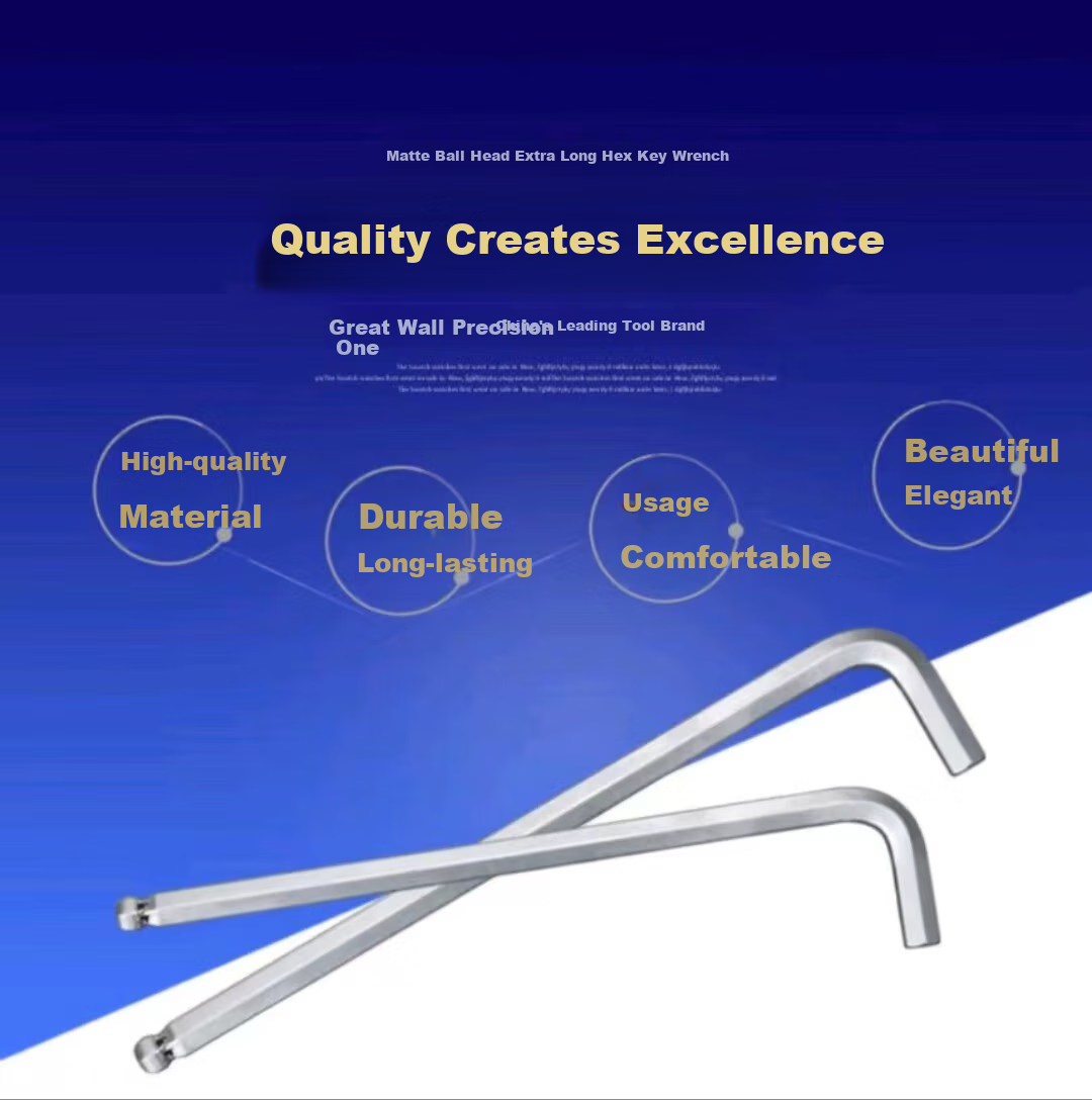 Zhangchengjinggong Cr-V Mirror Ball Head Extra-Long Hexagon Wrench Screwdriver Auto Repair Tool, 17mm, 340017 3