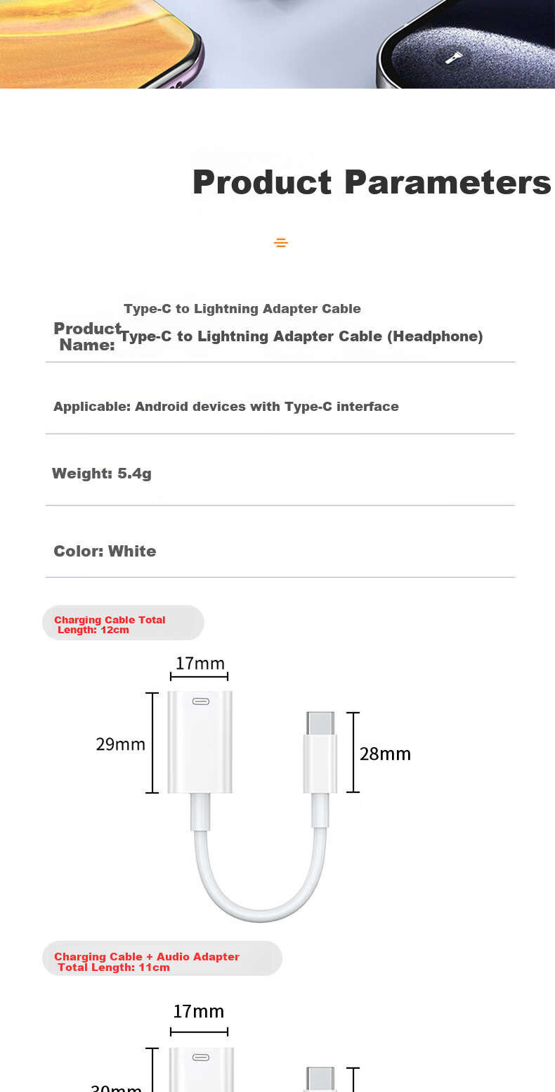 Masentek Type-C to Lightning Adapter for Apple Earphones, IPad, Macbook, DAC for Apple 16/15 Inch, Huawei, Xiaomi Tablets And Laptops 10
