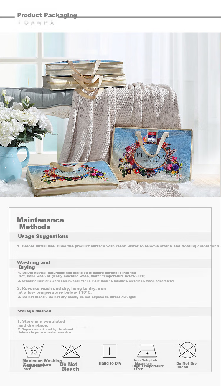 FUANNA Cotton Bedding Set, 4 Pieces, 60s 100% Pure Cotton Bed Sheet And Duvet Cover, Double Bed, 230*229cm, Purple Jade 14