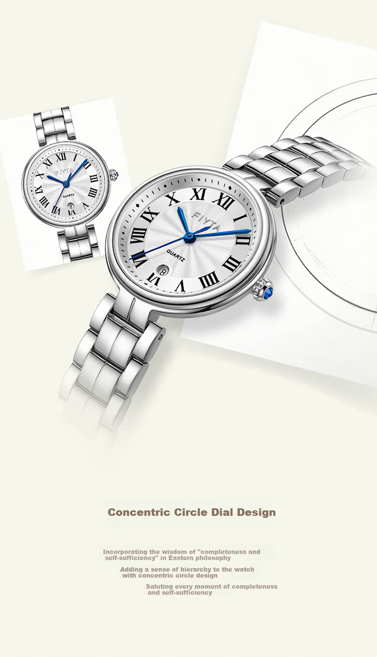 FIYTA "Little Beauty" Roman Dial with Calendar, Fashion Watch, Holiday And Birthday Gift 3