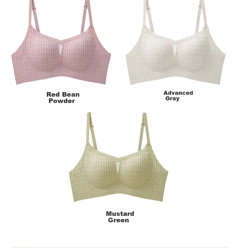 GUJIN Women's Bra for Small Breasts, Push-Up, Lift, Anti-Sagging, Side Support, Wireless, Adjustable, Lightweight, Breathable Brassiere 17