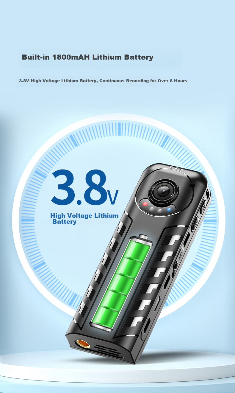 Aigo Dashcam, High-Definition Camera, Portable Mini Recorder, Video And Audio Capture Device, Compact Cycling Sports Camera S10, 256GB 6