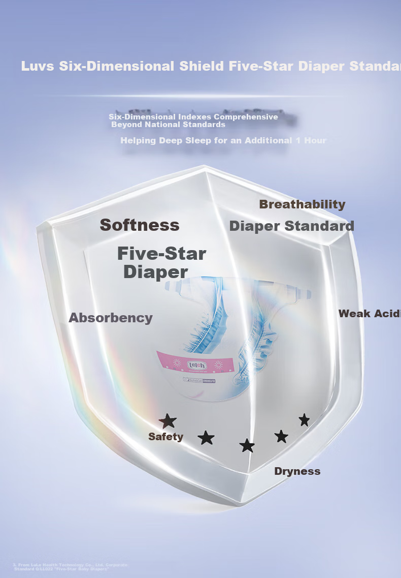 Lelch Black Gold Soft Day And Night Protection Diapers, M Size, 80 Pieces, Daytime Use, Ultra-Thin Summer Baby Diapers 2