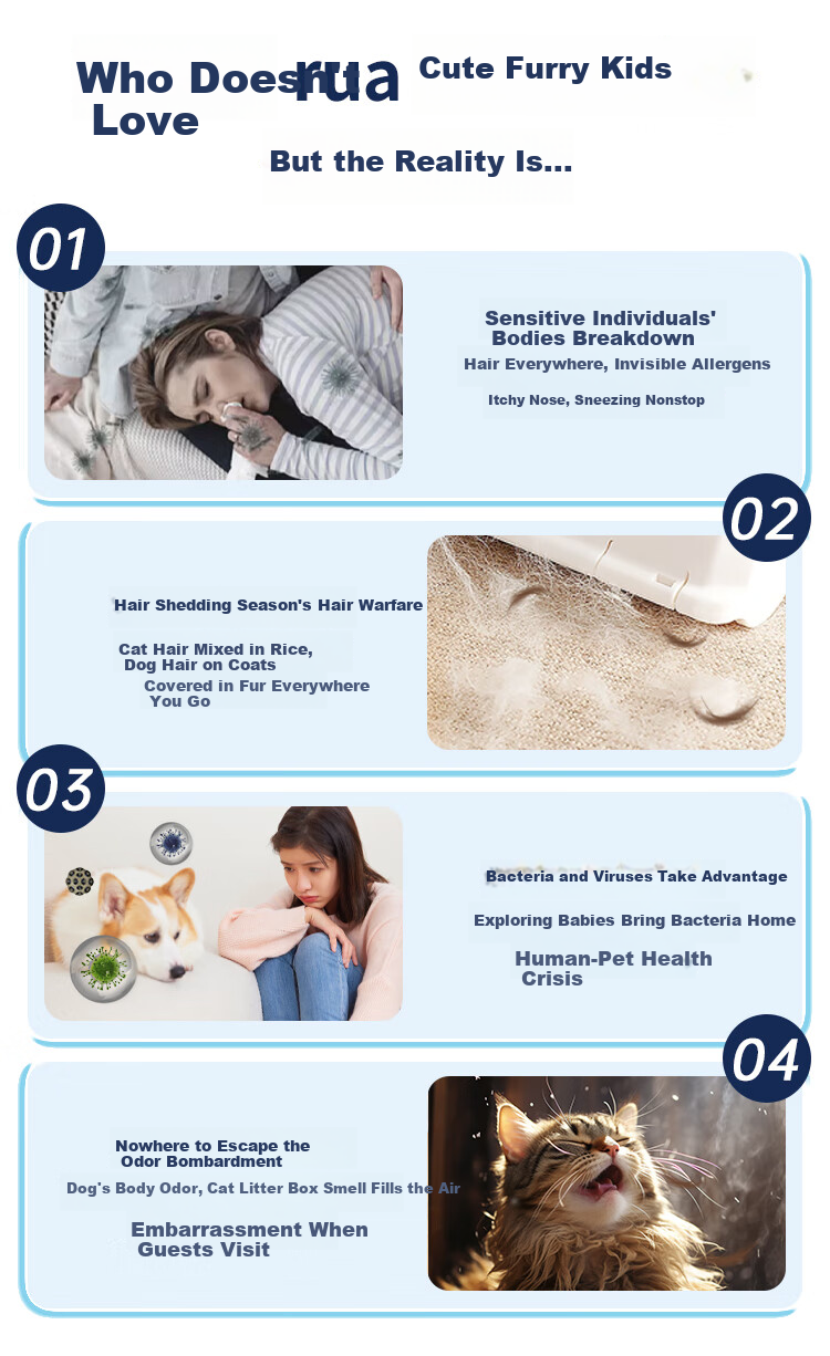 PHILIPS Pet Air Purifier for Home Use, Cat And Dog Hair Remover, Formaldehyde Removal, Bacteria Elimination, Odor Elimination, Allergen Removal, Dust Removal AC3680 Four-Legged Pet Gift 3