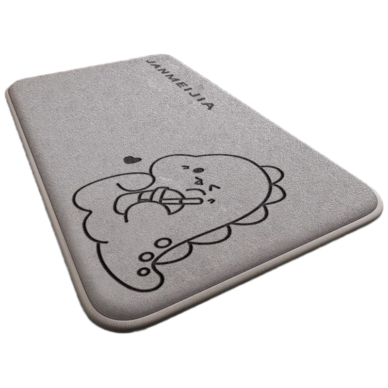 JANMEIJIA Bathroom Non-Slip Mat, Absorbent Mat, Bathroom Entrance Mat, Quick-Drying Foot Mat for Toilet, 40*60cm