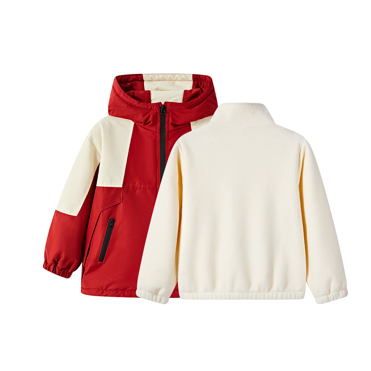 Disney Children's Autumn Winter Jacket Girls Two-Piece Fleece Cotton Coat Set 2025 Season Big Kids Baby Outerwear