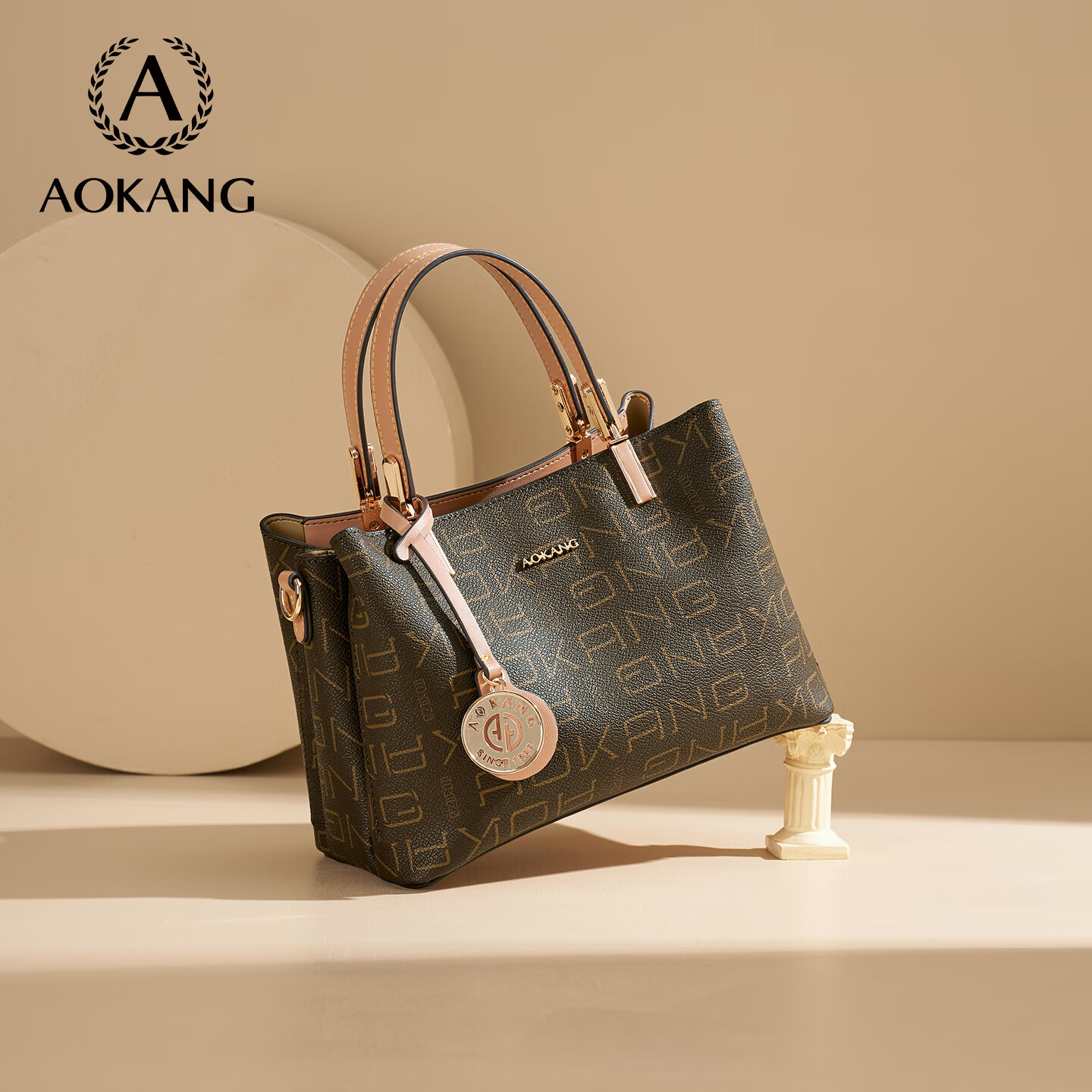 Aokang Women's Large Capacity Vintage Handbag Luxury Crossbody Shoulder Bag Birthday New Year Gift for Girlfriend Wife