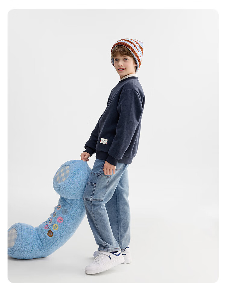 BALABALA balaOne Kids Fleece Anti-Static Sweatshirt Unisex Children Winter 2025 208425121201 4