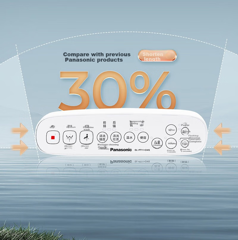 Panasonic Smart Cover, Instant Heating, Intelligent Temperature Control, Drying And Night Light Model P21 18