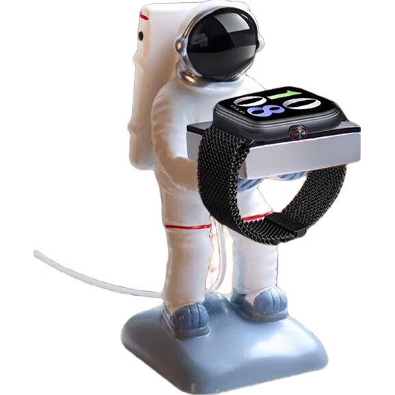 XUANDAI Charging Stand Compatible with Huawei Watch GT6/GT5/4/3/2e, Watch4Pro Charger Base, Storage Rack Organizer, Cyber Astronaut Watch5