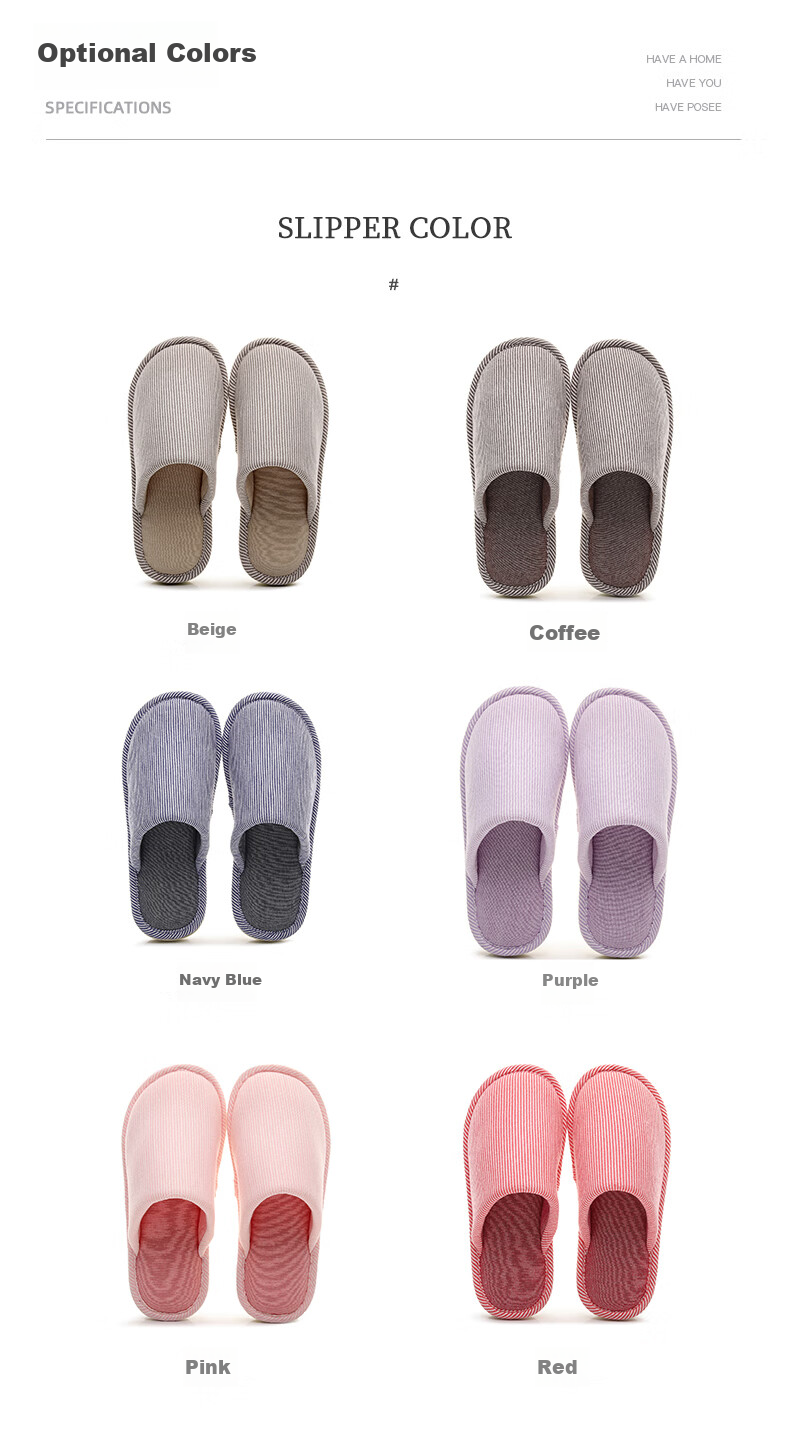 GUOLUOFEI Japanese-Style Soft Sole Silent Spring And Summer Linen Slippers for Men And Women, Non-Slip Indoor Home Use, Navy Blue, Size 40-41 4