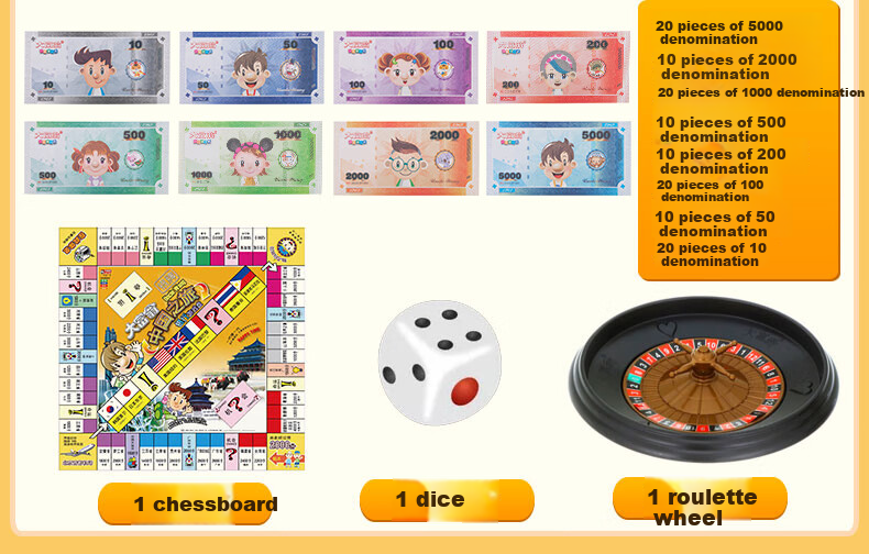 Dafuweng Xingfu Rensheng 2 Professional Edition Classic Financial Management Board Game, Children's Parent-Child Entertainment Game, Card Game, Tabletop Game 3013 3