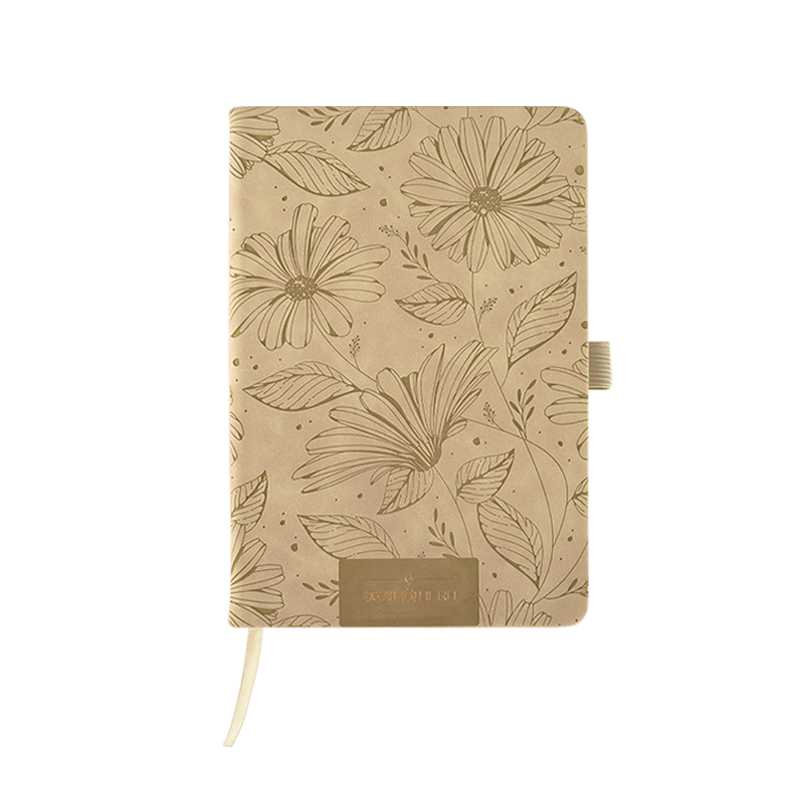 HERO A5 Business Notebook Thickened Hard Cover Soft Leather Simple High-End Gift Meeting Portable Office Stationery Lined Tearable Diary Journal Binder