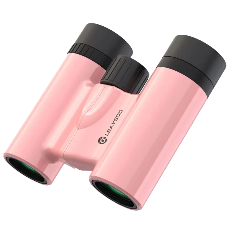 Leaysoo Xingyao 10X22 Pink High-Definition High-Magnification Fashionable Portable Low-Light Night Vision Binoculars for Outdoor Concerts
