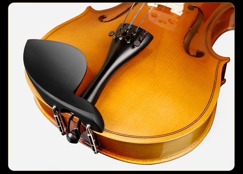 Minsine Handmade Solid Wood Violin 4/4 Size Adult Beginner Student Entry-Level Performance Instrument 14