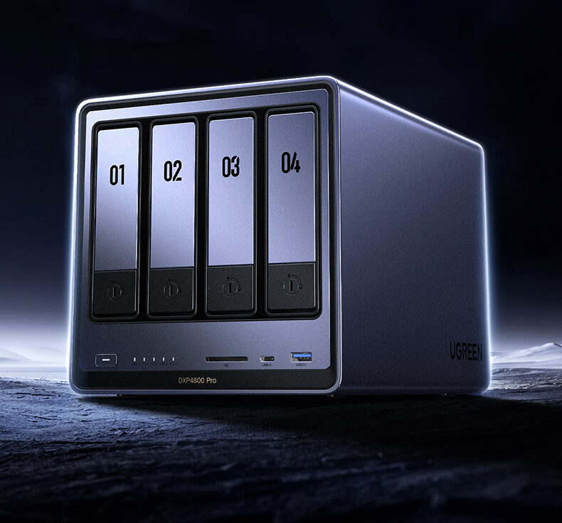 UGREEN Private Cloud DXP4800 Pro NAS Network Storage 16GB RAM 16TB 4-Bay Personal Cloud Drive AI Home Server 10GbE Port Compatible with iPhone 17 2