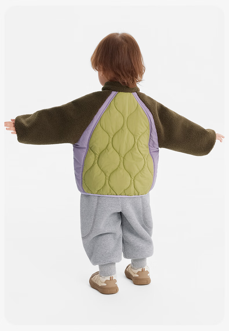 Ciciibear Baby Fleece Quilted Cotton Jacket Boys Autumn Winter Warm Thick Coat 10