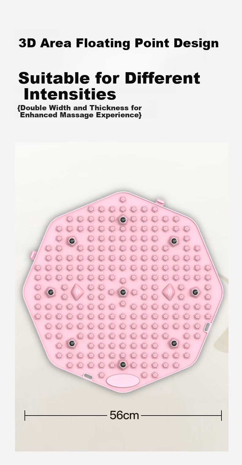 BOSHUJIAN Foot Massage Pad, Low Jogging Sole Massager, Meridian Dredging Adult Running Mat, Massage Foot Pad, Purple 9