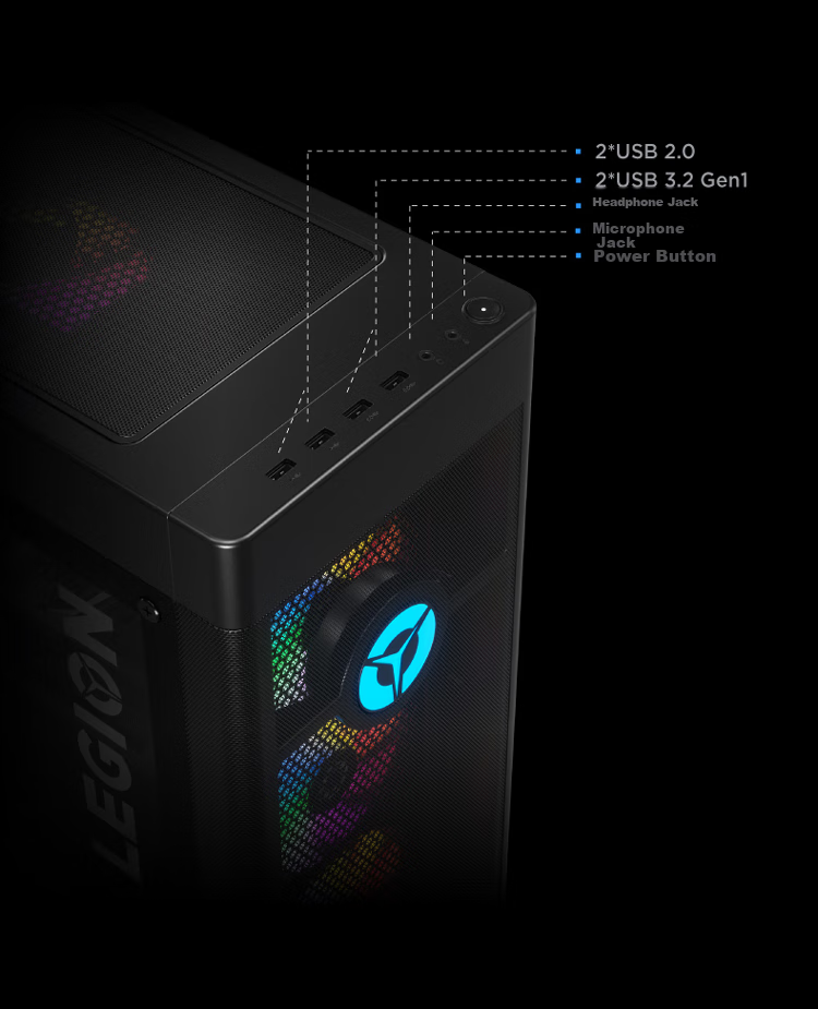 Lenovo Legion Blade 9000K Gaming Desktop PC (U9-285K RTX 5090DV2 24GB GPU 64GB DDR5 Liquid Cooling) 19
