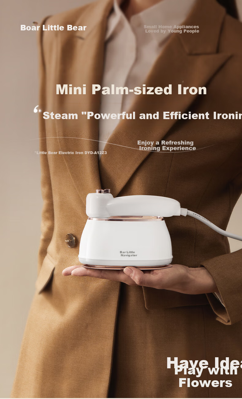 Bear Handheld Garment Steamer 17G/MIN High Power Steam 100ML Water Tank Electric Iron Portable Travel Dormitory Gift J10Q1 2
