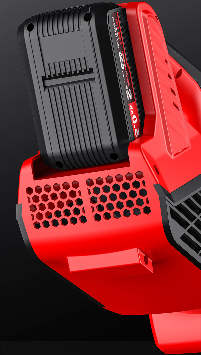 DELIXI ELECTRIC Lithium Battery Hair Dryer Industrial High-Power Fan Rechargeable Blower Snow Blower Dust Removal Household Electric Blowing Tool 18