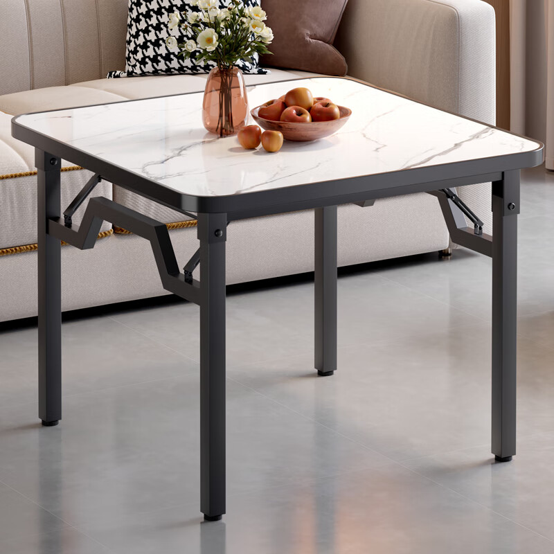 Shanshanmuyi Folding Table, Home Dining Table, Small Apartment Eating Table, Mahjong Table, Outdoor Table, Street Vending Small Table