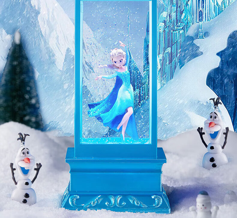 Disney Frozen Elsa Princess Music Box Crystal Ball Wind Lamp Birthday Gift for 10-Year-Old Girls 2