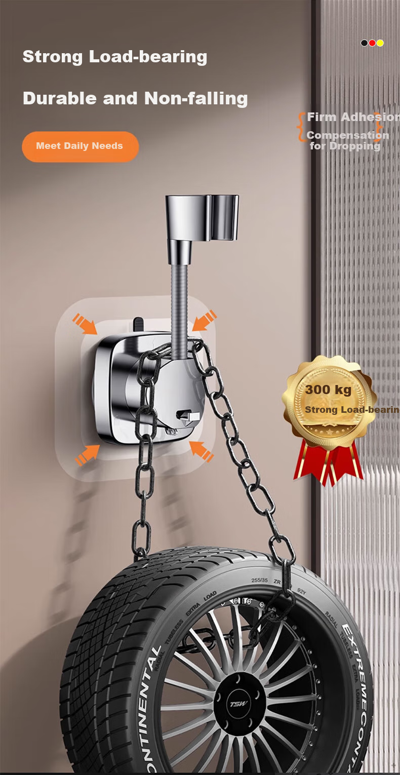 JROR [Germany] Shower Head Holder, No Drilling Required, Shower Base, Adjustable Bracket for Bathroom 5