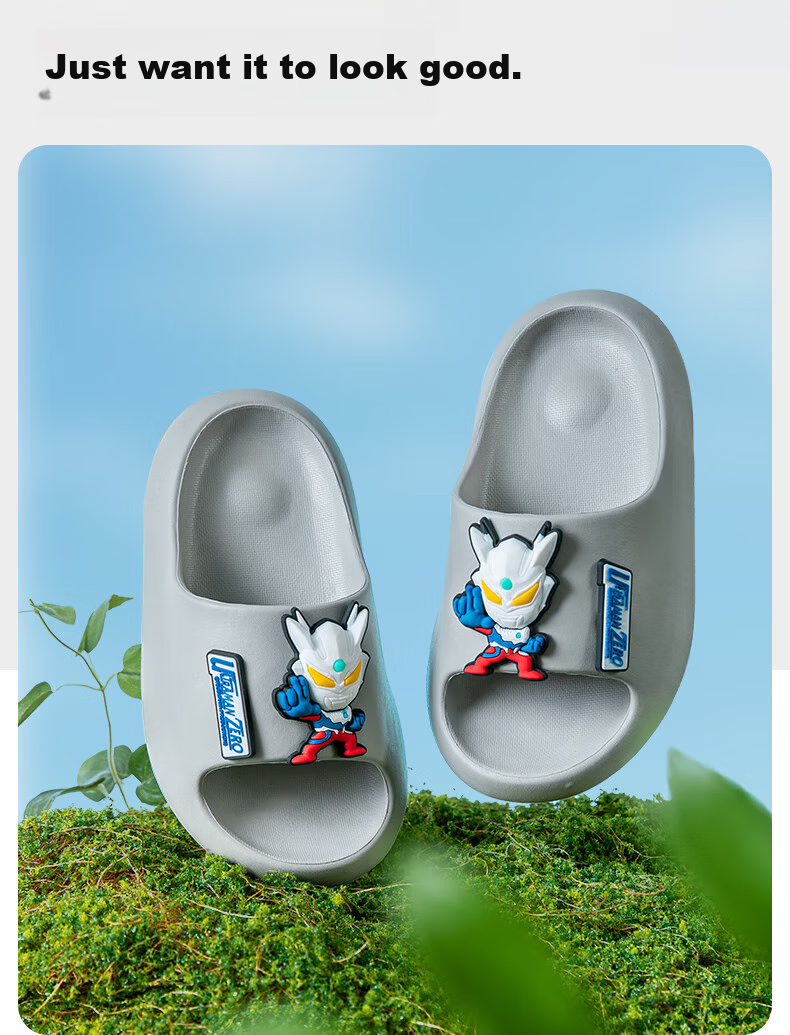 Zhubaba Children's Slippers, Summer Boys Indoor Home Girls Non-Slip Wear-Resistant Soft-Soled Self-Operated Sandals for Ages 6-12, Yellow Size 21 14
