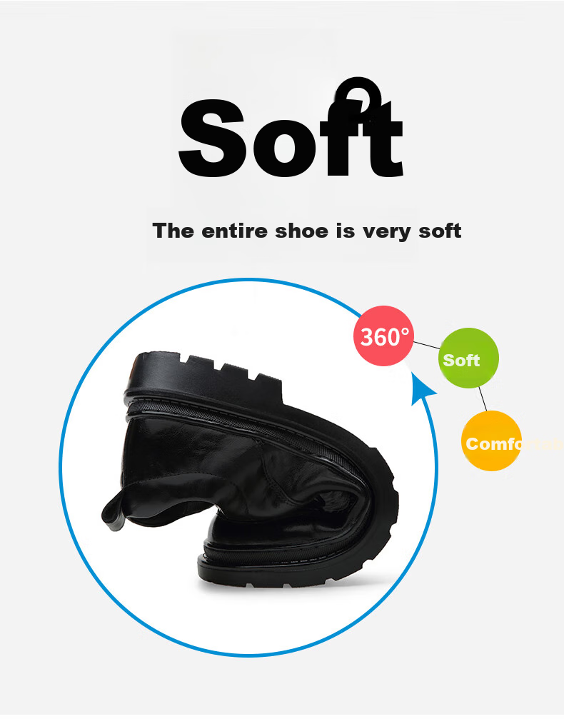 MULINSEN Leather Shoes for Men, Business Formal Wear, Wedding Shoes, Thick-Soled Casual Lace-Up Shoes for Young Men R22033 7
