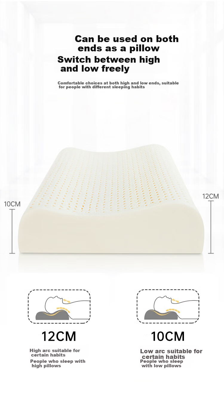 DeRUCCI PUSU Small Size 93% Youth Thai Children Latex Pillow Neck Support Pillow Imported Natural Pillow for Ages 6-12 And 10-15 9