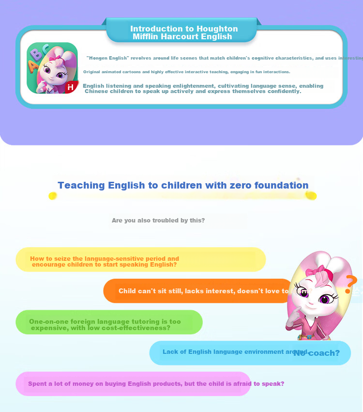Hongen English Enlightenment Membership Lifetime Package ABC Alphabet Early Education for Children, Birthday And Back-To Gift for Ages 3-6 11