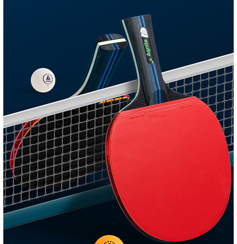 Deli & Angenite 2-Star Specialized Training Table Tennis Racket, Quick Return And Attack Basic Training Racket, Penhold Grip Single Racket 4
