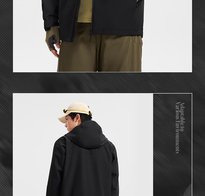 361° Unisex Softshell Jacket Autumn Winter Outdoor Sports Water-Repellent Windproof Hiking Coat 632533614-2 14