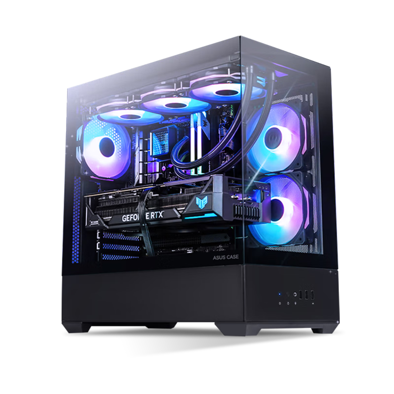 ASUS All-In 13th Gen I5 13400TFE/RTX5060TI/16GB/1TB/WiFi6/Dragon Triangle Gaming Desktop Computer Assembly PC Desktop Computer Complete System